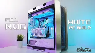 $4000 Php 200K FULL ROG WHITE Gaming PC Time Lapse Build