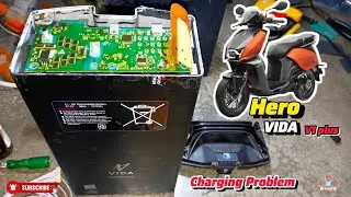 Hero VIDA V1 PLUS Battery charging problem Hero vida Battery open SMART EvBATTERY SERVICE