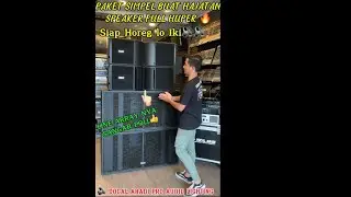 Paket Sound Hajatan Speaker Full #huper || Siap Horeg Lo Iki 🔥 #tranding #youtuber #youtube