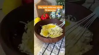 The most delicious pie in 10 minutes