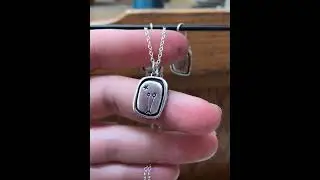 Mark Poulin Alien Charm #alien #sterlingsilver #outerspace #etymology #cutejewelry #silvernecklace