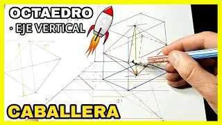 CABALLERA - octaedro con EJE VERTICAL⬇️ [de punta]