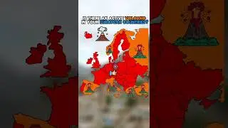 Is there an active volcano in your European countries? #shorts #mapping #geography #countries #usa