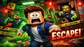 ESCAPE the ZOMBIE INFECTED SCHOOL in ROBLOX! 🧟&zwj;♂️🏫 (Horror Escape)