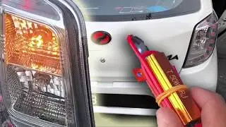 CARA PASANG RELAY LED LOAD RESISTORS untuk yang masalah signal laju