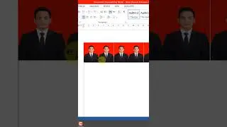 Cara membuat pas foto 3x4 dan 4x6 di microsoft word #shorts