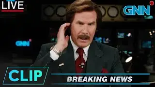 &ldquo;He Hit The Car! When Did The News Get Awesome?&rdquo; | Anchorman 2 (2013) | Will Ferrell, Paul Rudd