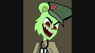 Fliqpy (Evil Flippy) Happy Tree Friends Ka-Pow) in Hazbin Hotel/Helluva Boss Style