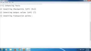 UFT Tutorial 3 - UFT Test Process