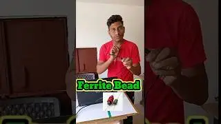 what is ferrite Bead???   #physics #ferritebead #experiment