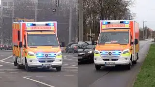 Beide Kofferumsetzer RTW Berufsfeuerwehr Leipzig