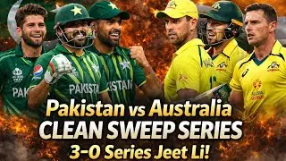 Pakistan vs Australia 3rd T20 Win/ History Bana Di Pakistan Ne Australia Ka Clean Sweep Aus Shocked!