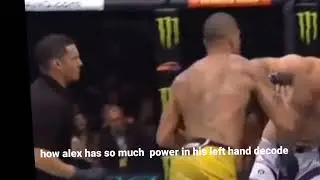 #ufc276 how Alex peireira has so much power in his left hand ? #israeladesanya #alexpereira hindi
