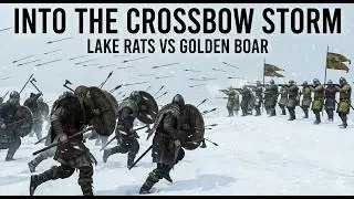 Into the Crossbow Storm! Lake Rats Charge the Golden Boar | Mount & Blade II: Bannerlord
