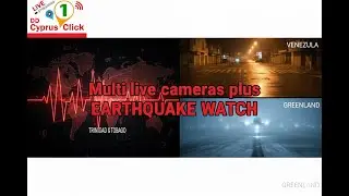 LIVE  : GREENLAND +Venezuela  Crisis + World EARTHQUAKES  | Multi cameras