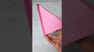 DIY Cake Slice Box | Gehna Creative Craft #shorts