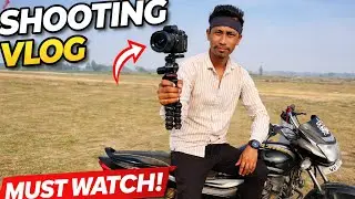 Shooting Vlog | Outdoor Cinematic Shoot on Bike 📷🔥