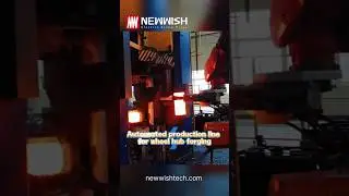 Electric Screw Press Automated Production Line for Wheel Hub Forging #forgingmachine