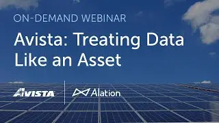 [On-Demand Webinar] Avista: Treating Data Like An Asset