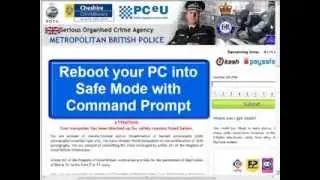 PCEU virus removal (Metropolitan British Police ransomware)