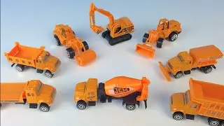 SPEED WHEELS MIGHTY MACHINES DUMP TRUCK CEMENT TRUCK ROLLER EXCAVATOR  FLATBED TRUCK BULLDOZER