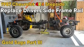 Замена сломанной рамы на пикапе K10 Square Body. Золотая сага, часть 3. Chevrolet 4X4 1987 года в...