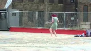 Crazy Hula Hopping Woman (London, July '13)
