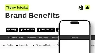 How to add sliding brand benefits to any Shopify theme (2026)