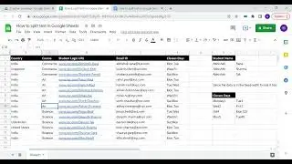How to split text in Google Sheets 🙋