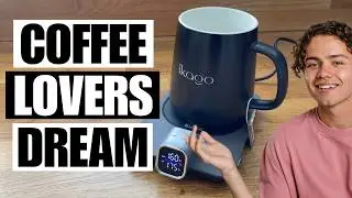 The Best Gift for Coffee Lovers! IKago Mug Warmer Set Review!