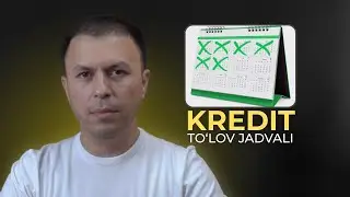 Kredit to'lov jadvalida qanday ma'lumotlar bor?