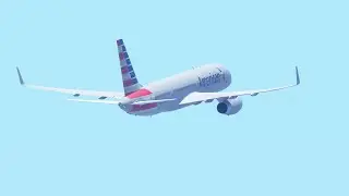 American Airlines - 2013 Boeing 757-200 takeoff DFW/KDFW RWY 36L (Infinite Flight)
