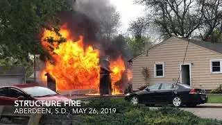 Structure Fire, Aberdeen, S.D., May 26, 2019