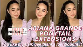 HOW TO: ARIANA GRANDE Ponytail Extensions from Insert Name Here Hair (INH HAIR) + GIVEAWAY #INHBABE♡