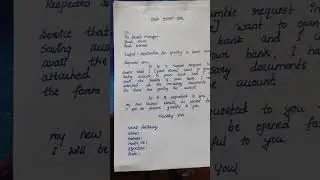 bank account opening letter #education