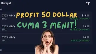 EXNOVA TRADING STRATEGY - CARA SAYA HASILKAN 50 DOLLAR DALAM 3 MENIT