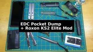 🔧 My Everyday Carry (EDC) + Roxon KS2 Elite Mod! 💡 Pocket Dump & Practical Gear
