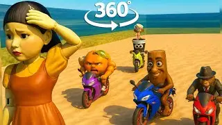 SQUID GAME 3 VS In full swing with Italian Brainrot /4K 360&deg; VR 