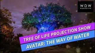 Avatar: The Way of Water Projection Show - Animal Kingdom Tree of Life 2022