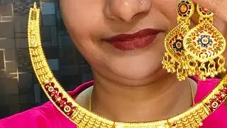 Pure gram gold polish jewellery, premium quality hasly ,realgold polish jewellery,trending jewellery