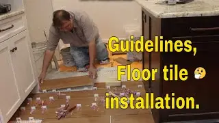 Guidelines, Floor tile installation. Don't skip these important things. P1  #howtotile #tile