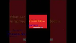 Spring 6 New Features | Spring Boot 3 New Features | Spring | Spring Boot...