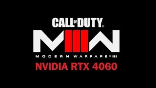 Call of Duty: Modern Warfare 3. NVIDIA RTX 4060+AMD Ryzen 5 5600X. All settings native.