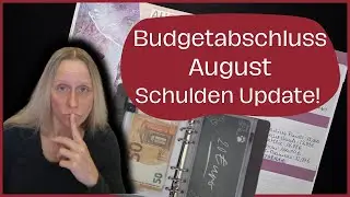 SPAREN Monatsabschluss Augustbudget 🧐 Kredit Update 💸 DAS habe ich gespart! #umschlagmethode #vlog