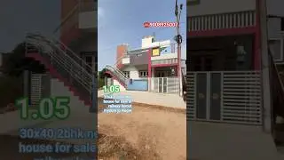 30x40 2bhk new house for sale in mysore jp nagar near railway layout call shivu 9008925007