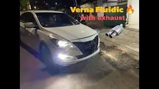 💥 Verna Fluidic Full Makeover | Loud Exhaust, Custom Mods & Premium Look 🔧🔥
