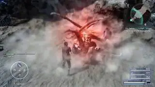 Final Fantasy XV - Wyvern and Thunderoc Battle