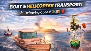 Boat Transport & Helicopter Box Delivery 😱🚤🚁 | OTR Offroading | Best Open World Games