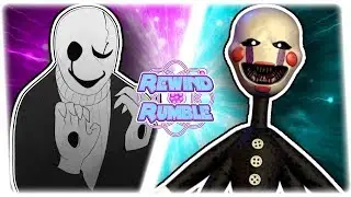 W.D. GASTER vs THE PUPPET (Undertale vs Five Nights at Freddy's) | REWIND RUMBLE Bonus!