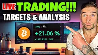 Live $500K BITCOIN TRADE - INSANE CRYPTO VOLATILITY (RARE SIGNALS PRINTING!!!!)